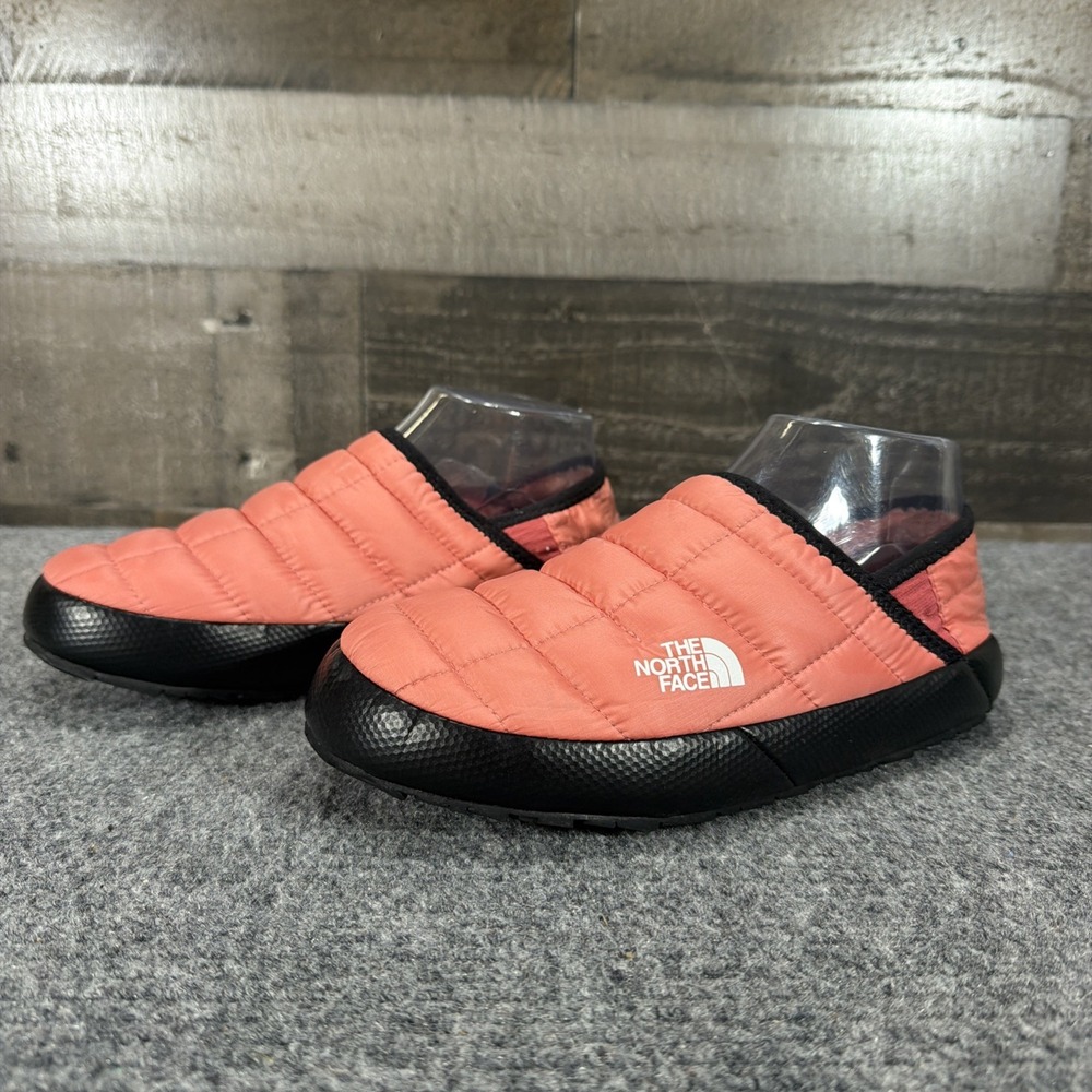 The North Face ThermoBall Traction Mule V Coral Slippers Shoes Womens 6